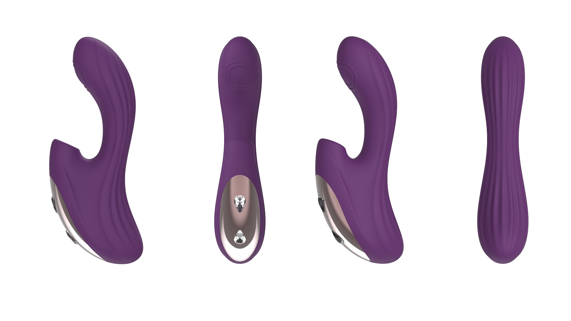 Tapping and Suction Vibe Violetinė